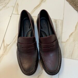 Born Carrera Leather Penny Loafers